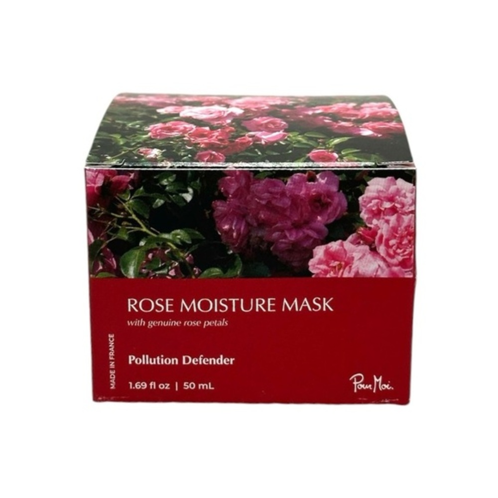 Pour Moi Skincare Rose Moisture Mask Protect Skin from Stress NEW 1.69fl oz